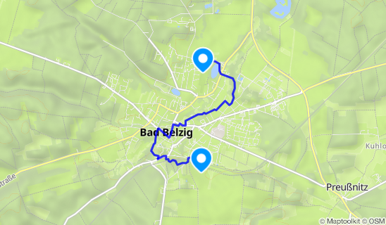 Kartenausschnitt Bad Belzig